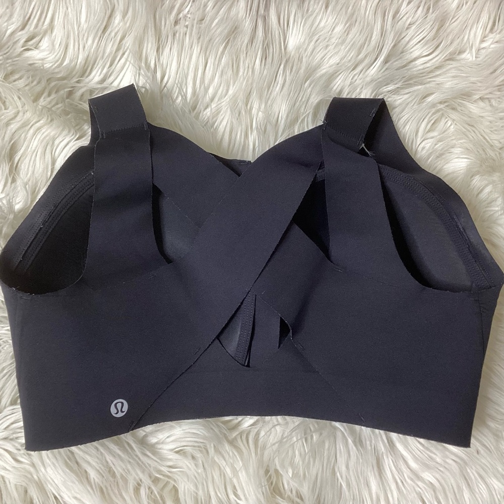 Lululemon Zip Front Bra Black 36E - Picture 4 of 7